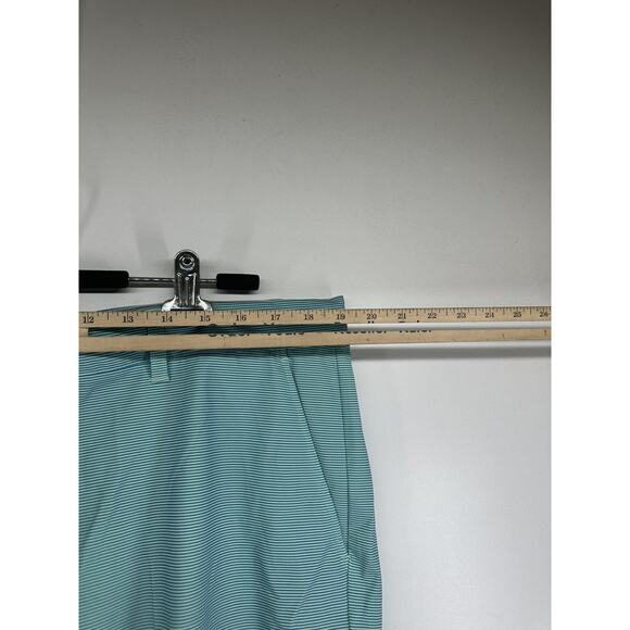 Adidas Golf Ultimate 365 Heather Stripe Green Golf Shorts Size 38 EA2920 NWT $70 - Picture 3 of 11